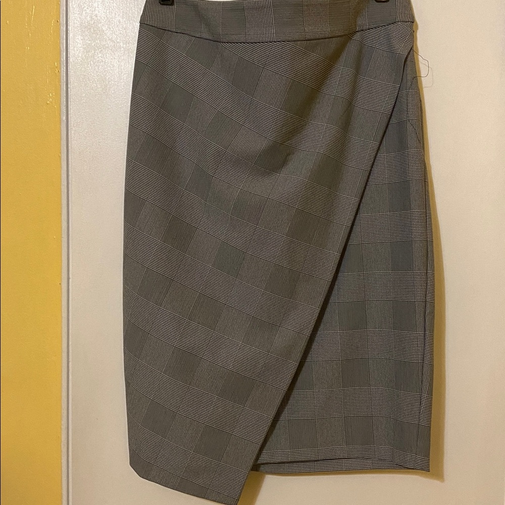Chic Gray Women's Pencil Skirt